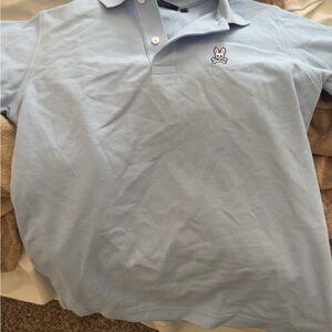 Psycho Bunny Light Blue Kids Polo Shirt